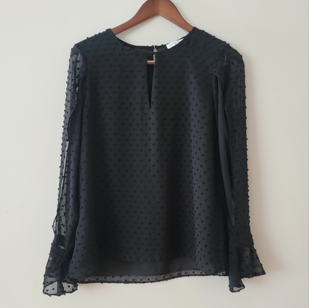 Waverly grey keyhole top